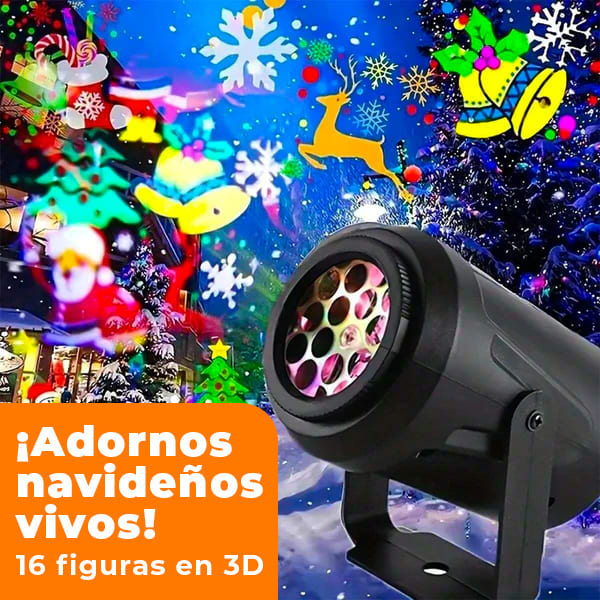 Proyector Navideño LumiShow 3D  [🔥 PROMOCIÓN BLACKFRIDAY + NAVIDAD 🔥]