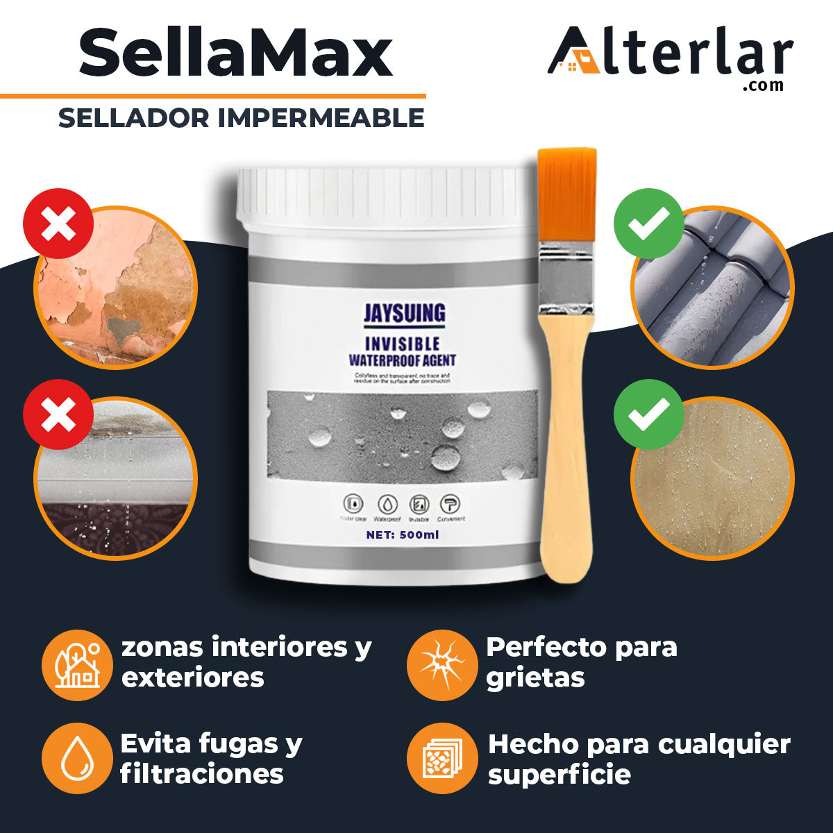 SellaMax® - Sellador impermeabilizante [RECIBA 2  PAGUE 1]