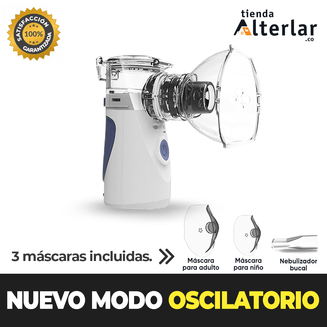 Inalador Nebulizador Sereno® - Portátil e Ultra Silencioso