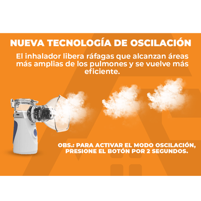 Inalador Nebulizador Sereno® - Portátil e Ultra Silencioso