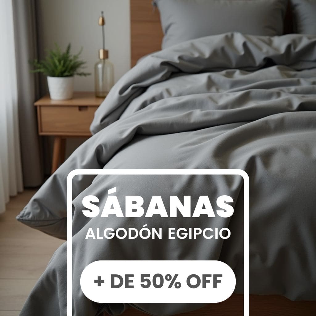 Juego de Sábanas Lótus® Algodón Egipcio - 4PCS [🔥 PROMOCIÓN BLACKFRIDAY + NAVIDAD 🔥]